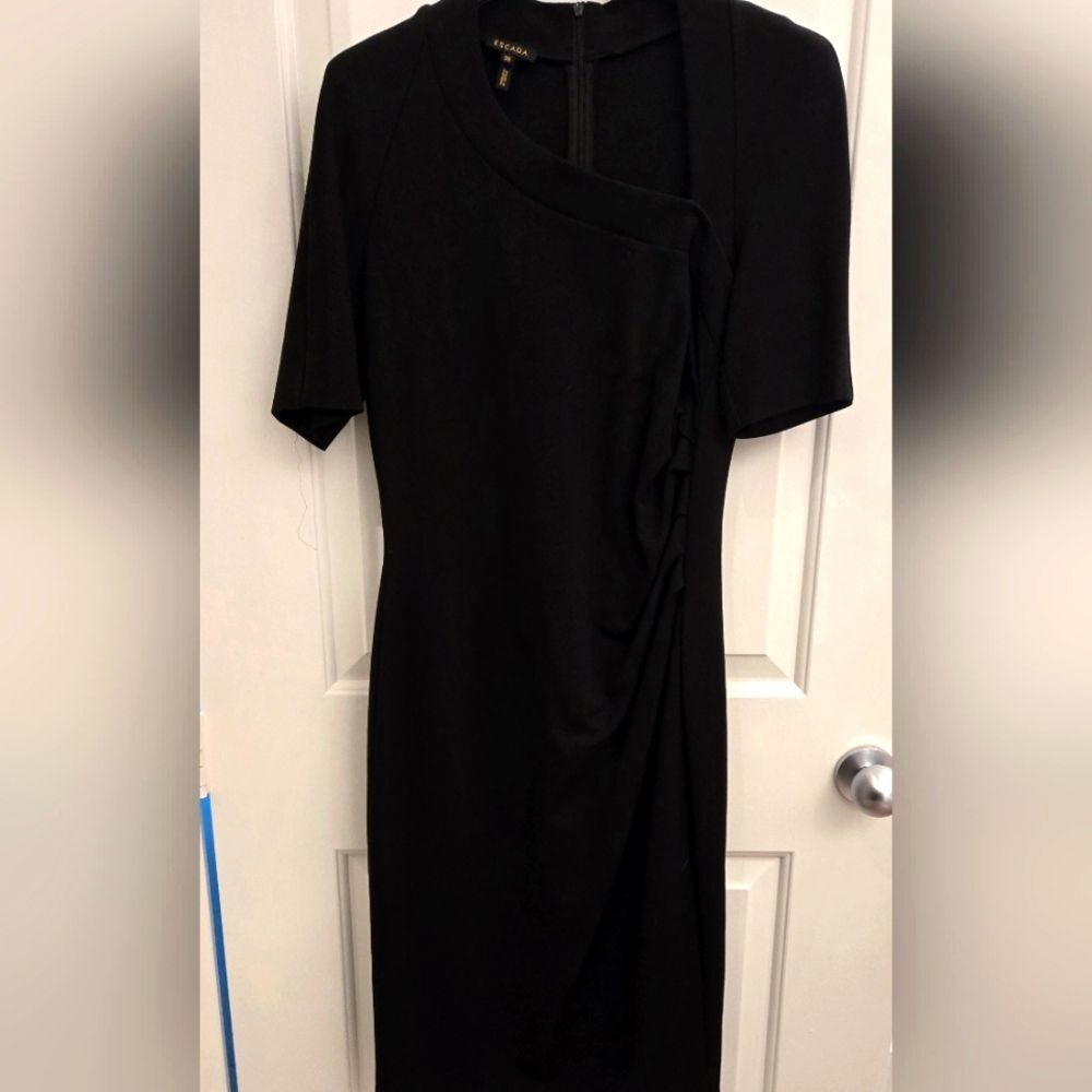 ESCADA Women's black dress, size 8.